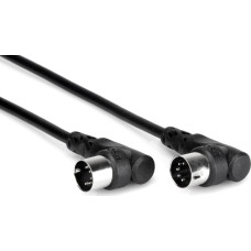 Hosa - Kabel MIDI kątowy 1.5m czarny
