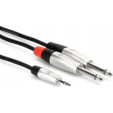 Hosa - Kabel PRO TRS 3.5mm - 2 x TS 6.35mm 3m