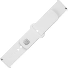Fixed | Sporty Strap Set with Quick Release 22mm for smartwatch | 160-235 mm | White | Silicone