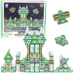 Leantoys Klocki Magnetyczne Kosmos Stacja Kosmiczna 4D 108el LEAN Toys