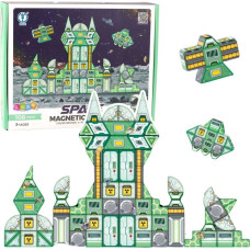 Leantoys Klocki Magnetyczne Kosmos Stacja Kosmiczna 4D 108el LEAN Toys