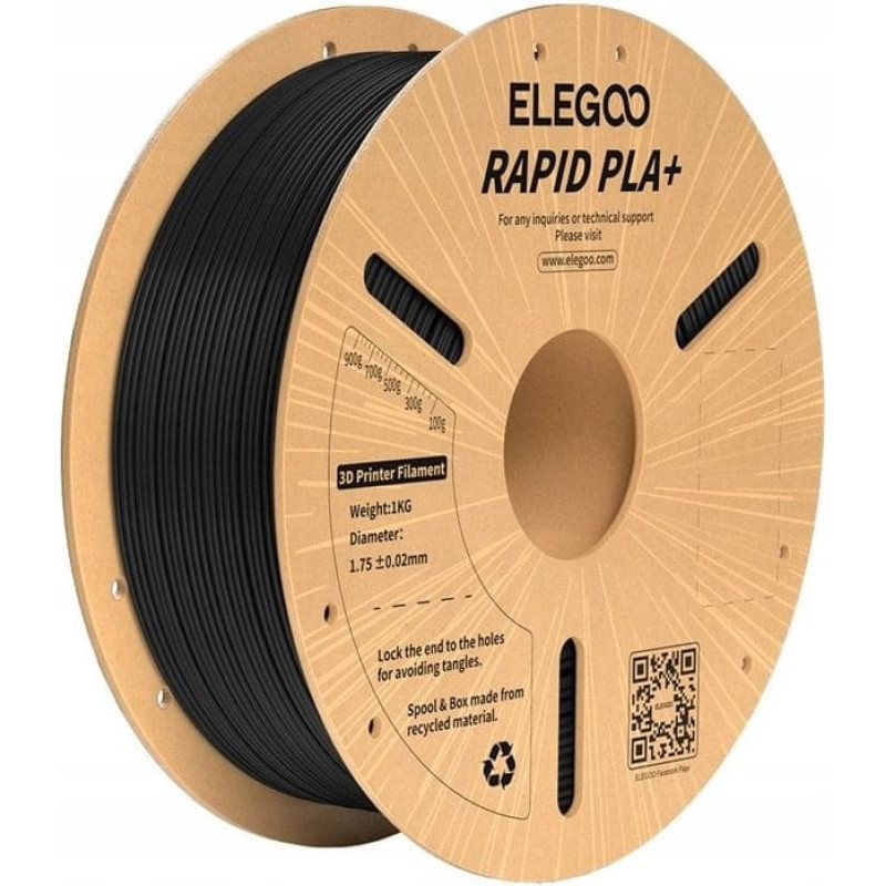 Phrozen Filament Rapid PLA+ ELEGOO (Czarny)