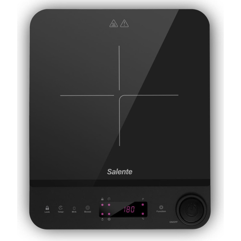 Evolveo Salente InductPro1, indukční vařič, jednoplotýnkový, černý