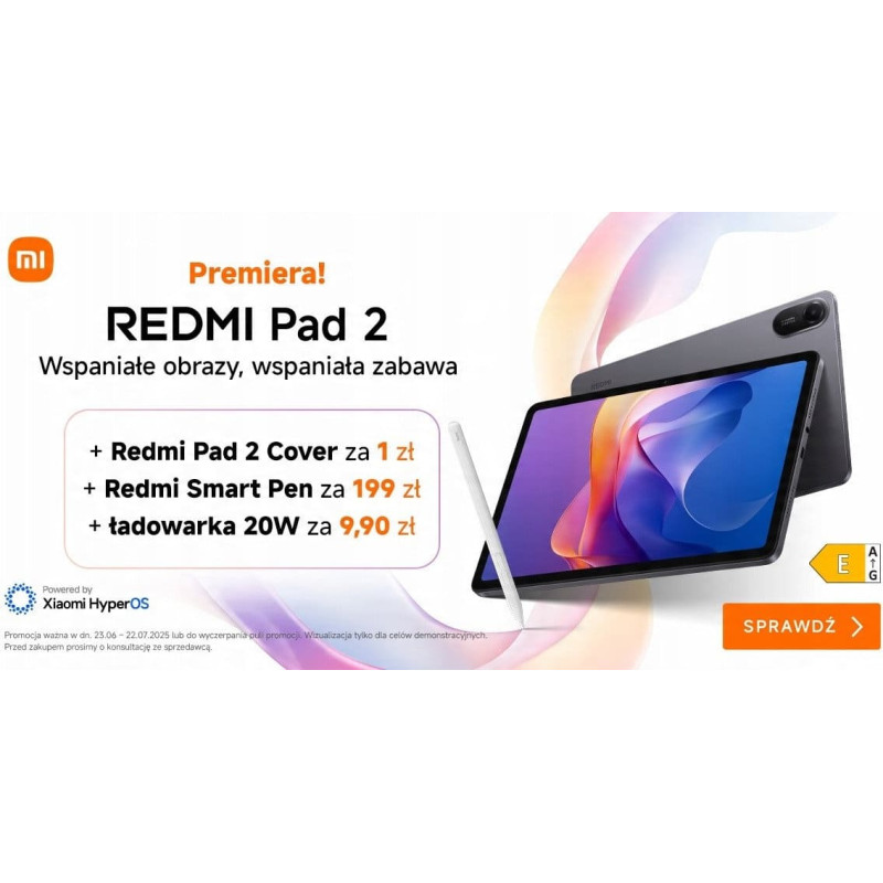 Xiaomi Acc Redmi Pad 2 Cover Gray (67401)