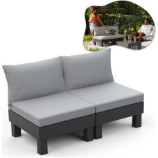 Keter Darza divans divvietigs Elements 2 Seater peleks/gaisi peleks 8711245158037