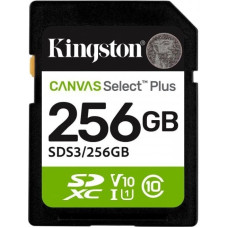 Kingston Karta pamięci SD 256GB Canvas Select Plus Gen3 150MB/s Kingston