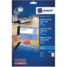 Avery Zweckform Papier Wizytówkowy 260g/A4/85x54mm/200 wizytówek (C32015-25)
