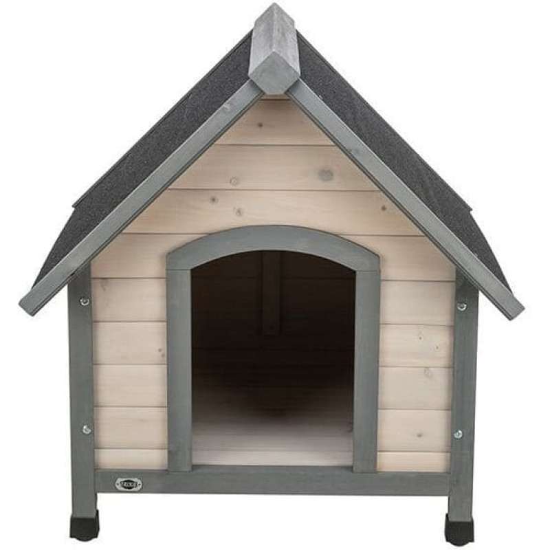 Trixie Natura, buda, dla psa, szara, L: 96 � 105 � 112 cm