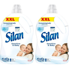 Silan Płyn do płukania Silan 2x Płyn do płukania tkanin SILAN Sensitive & Baby 130 prań 2,86l