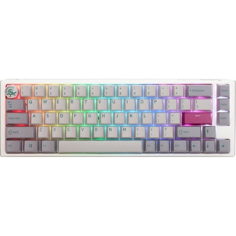 Ducky Klawiatura Ducky Ducky One 3 Mist Grey SF Gaming Keyboard, RGB LED - MX-Silent-Red (US)