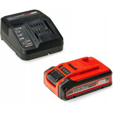 Einhell PLUS Power-X-Change Starter-Kit, 18Volt 4Ah(schwarz/rot, Akku + Ladegerät)