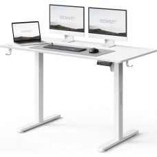 Sense7 Biurko SENSE7 NOJO LIGHT Białe 120 cmx60 cm