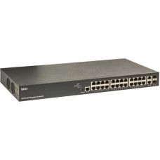 Barox RY-LGSP23-26/370 łącza sieciowe Zarządzany L2/L3 Gigabit Ethernet (10/100/1000) Obsługa PoE 1U Czarny