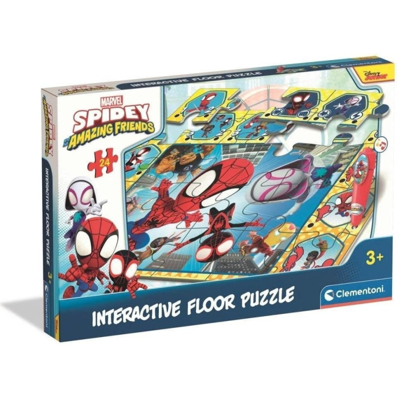 Clementoni CLE SPIDEY interaktywne puzzle podłogowe 16686