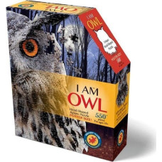 Madd Capp MADD CAPP, Puzzle konturowe I AM - Sowa 550 elem.
