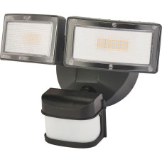 Su-Ma Kinkiet SU-MA Kinkiet elewacyjny LED IP54 czarny SU-MA Duo 6556-PIR