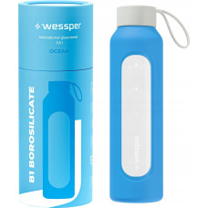 Wessper Szklana butelka Wessper B1 Borosilicate 500ml Ocean (WES260-500-OC-NEW)