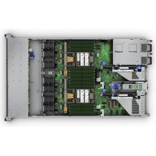 HP E ProLiant DL360 Gen11 Smart Choice Modell, 1U Rack SFF, 1x Xeon-S 4514Y (2.0GHz/16c), 4x 32GB, Intel VROC SATA SW RAID, 8x SFF Slots (3Mode), NS204i-u, 2x 1/10G RJ45 (BCM57416), 2x 1000W Netzteil, Easy Install Rails & CMA, Bezel & Lock Kit, Garant
