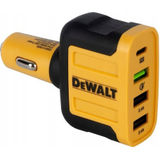 Dewalt ładowarka samochodowa 4 w 1, 18 w, 2 x 2,4 usb a, 1 x usb c,