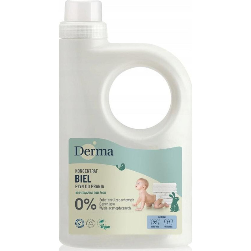 Derma DERMA_Skoncentrowany płyn do prania białych ubrań od pierwszego dnia życia 945ml