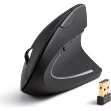 Anker A7852 kabellose vertikale 2.4G ergonomische Maus mit Nano USB-Dongle Vor/Zurck-Tasten (2x AAA Batt. nicht enthalten)