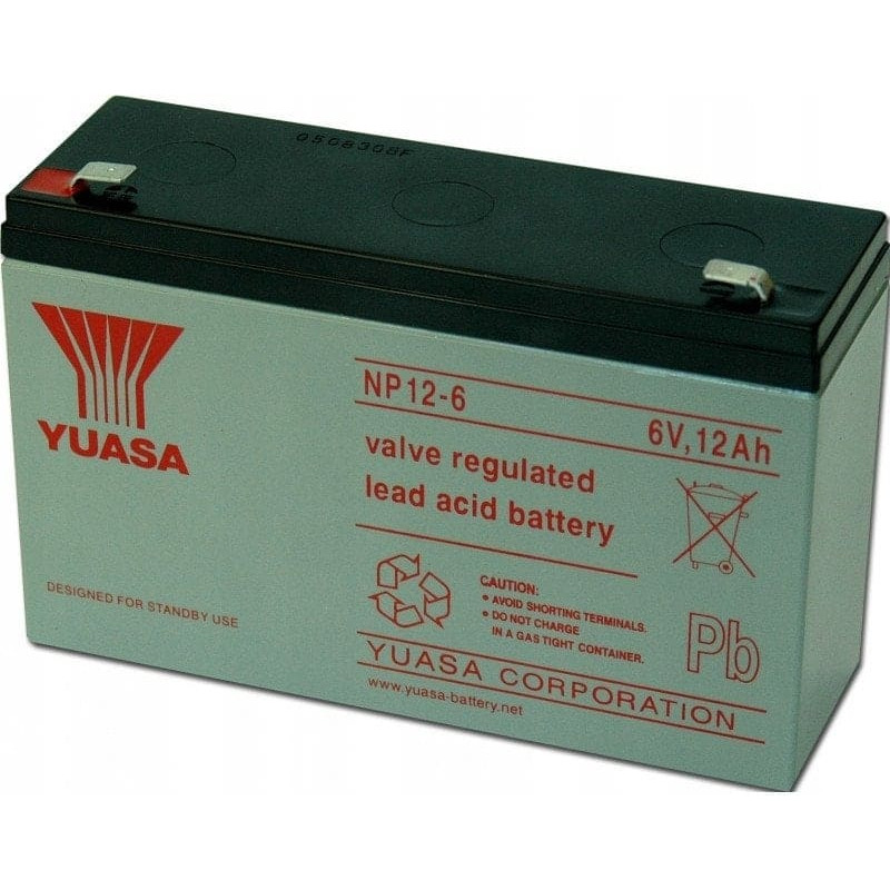 Yuasa NP12-6 YUASA 12Ah 6V Akumulator AGM