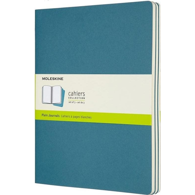 Moleskine Zestaw 3 zeszytów Cahier Journals 19x25 gładki