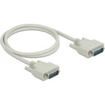 Delock Serielles Kabel D-Sub15 Stecker zu Stecker  1 m