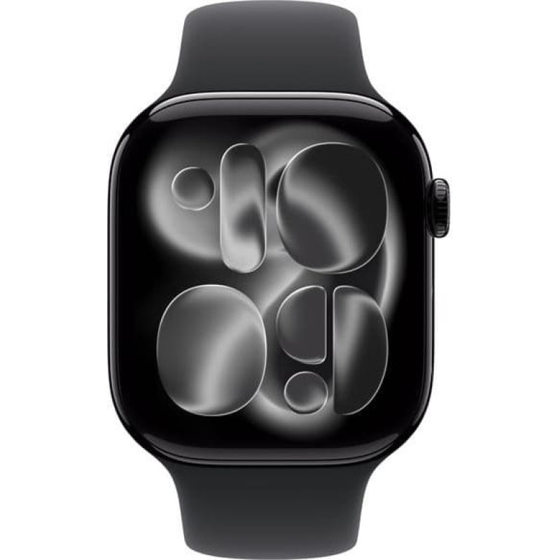 Apple Watch Series 11 42mm Jet Black /Black Sport Band - S/M