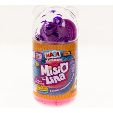 Epee Plastic mass Misiolina 2x50g 2 molds pink violet