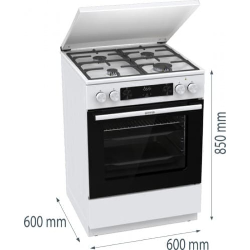 Gorenje Gas-electric cooker GK6C5WF