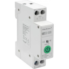 Qoltec WiFi DIN rail relay with electricity meter 63A