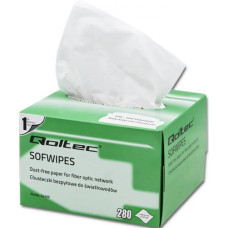 Qoltec Dustless wipes for fiber optics