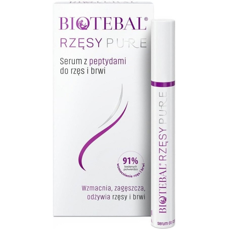 Biotebal Rzęsy Pure serum z peptydami do rzęs i brwi 3ml
