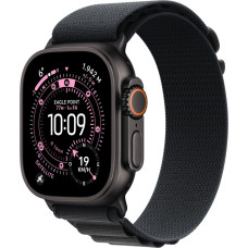 Apple Watch Ultra 3 Titanium Cellular 49mm Schwarz (Alpine Loop schwarz) Small