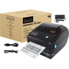 Zenwire Mini Drukarka Termiczna do Etykiet Kurierskich Samoprzylepnych 100x150 Przewodowa Zenwire TD-401 USB
