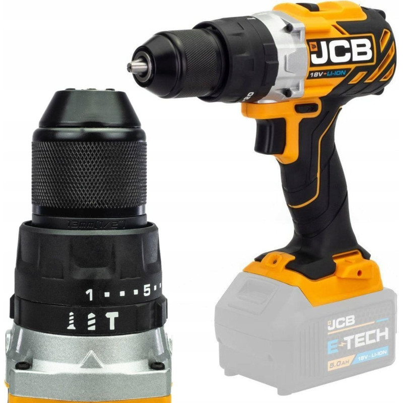 JCB Wiertarko-wkrętarka akumulatorowa 18V (bez akumulatora)