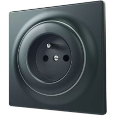 Fibaro розетка Walli Outlet N Type E антрацит FGWSONE-011-8