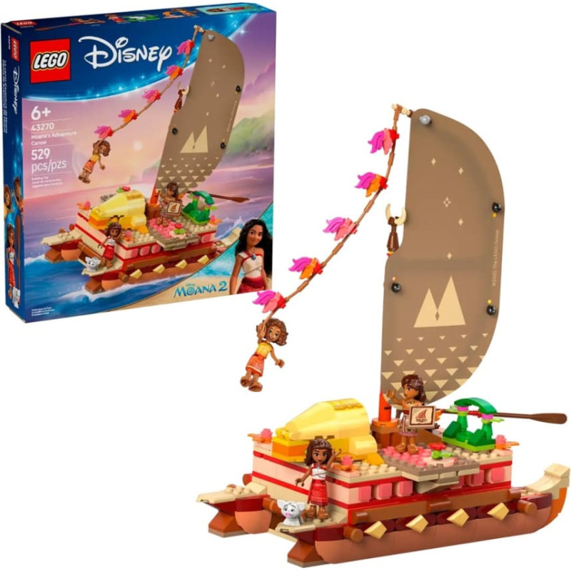 Lego Disney 43270 Moanas Adventure Canoe