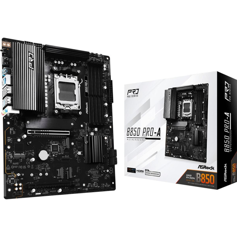 Asrock B850 Pro-A AMD B850 ligzda AM5 ATX