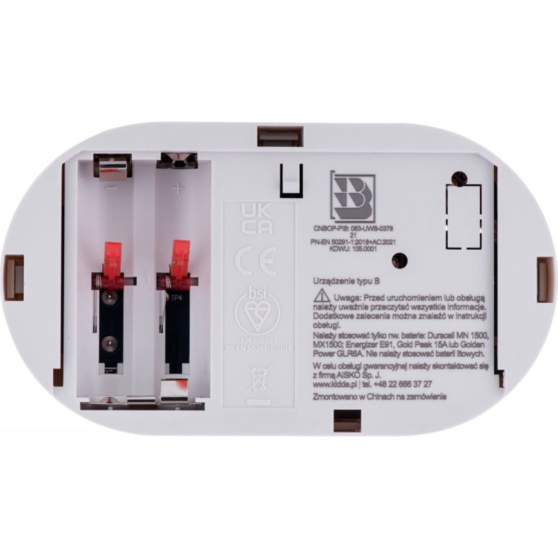 Kidde K5DCO OGLEKĻA MONOKSĪDS UN OGLEKĻA MONOKSĪDA DETEKTORS