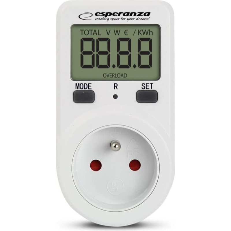 Esperanza ELA102 elektroniskais enerģijas patēriņa mērītājs