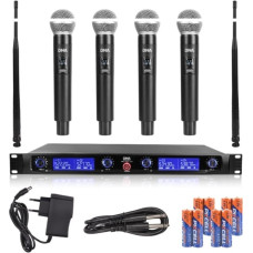 Dna Professional DNA WM4 VOCAL SET — bezprzewodowy mikrofons, 4x nadajnik doręczny, sistēma nagłośnienia UHF
