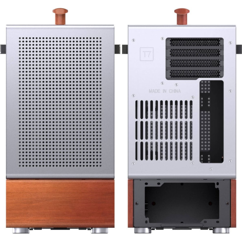 Jonsbo Obudowa Jonsbo Obudowa PC, Midi-Tower, mATX, Szkło hartowane - srebrny