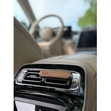 Teesa Zapach do samochodu DUFT Tobacco&Vanilia – drewniany dyfuzor na kratkę +2 wkłady