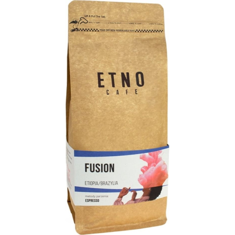 Etno Cafe Kawa ziarnista Etno Cafe Kawa ziarnista Fusion 1kg