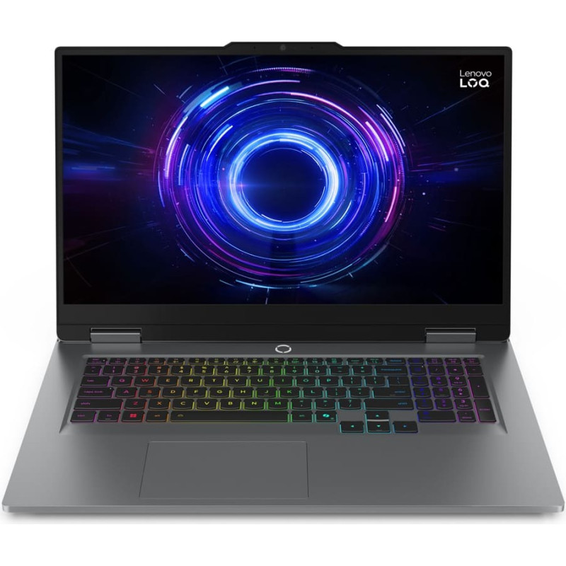 Lenovo LOQ 17IRX10 Intel® Core™ i5 i5-13450HX klēpjdators 43,9 cm (17,3 collas) Full HD 16 GB DDR5-SDRAM 512 GB SSD NVIDIA GeForce RTX 5050 Wi-Fi 6 (802.11ax) Windows 11 Home Pelēks