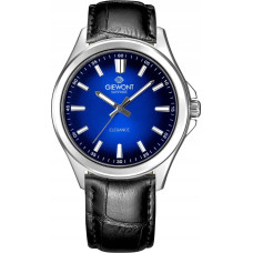 Giewont Zegarek Męski Giewont Elegance Sapphire Czarno Niebieski GW5160-A6