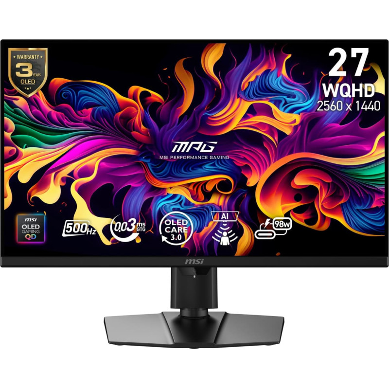 MSI Monitor MSI MPG 271QRDE X50 - OLED-Monitor - Gaming - 68.6 cm (27