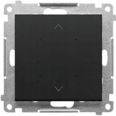 Kontakt-Simon Lokalny kontroler rolet do pojedynczej rolety czarny mat TEZ1L.01/149